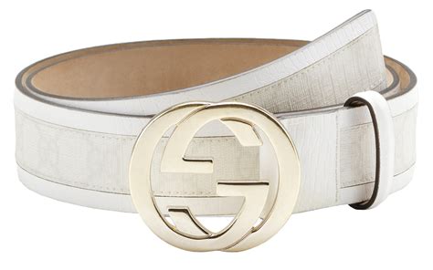 gucci white leather belt|genuine leather Gucci belt men.